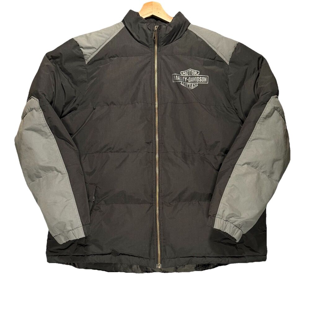 HARLEY-DAVIDSON® MEN'S UP NORTH PUFFER JACKET - BLACK BEAUTY Size XL